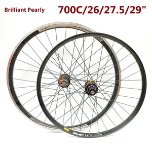 Precio Especial, Juego de Ruedas para Bicicleta de Montaña y Carretera XC, <span class=keywords><strong>26</strong></span>/27.5/29/700C Pulgadas, Freno de Disco, 6 Rodamientos, Buje de Aluminio Ligero MD10 - Product Image 3