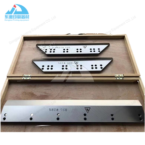 Para Muller Martini 3671 Aparador de três lados Faca W18 HSS Material Side Knife 2 Pcs 417x90x12mm Faca de porta 1 Pc 540x90x12mm - Product Image 3