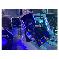 Vr Factory Price 9d 360 Vr Interactive Video Arcade Games Realidad virtual 720 9d Vr Silla Simulador de movimiento