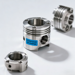 Prototipado Rápido de Piezas Automotrices de Alta Precisión CNC Personalizadas, Incluyendo Pistones de Aleación de Aluminio y Hierro Fundido - Product Image 1