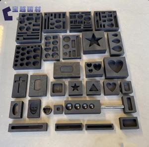 Stampi in Grafite di Forma Speciale, Crogioli Multi-foro, per Lingotti di Metalli Non Ferrosi, Formatura di Oro e Argento, Disponibili - Product Image 1