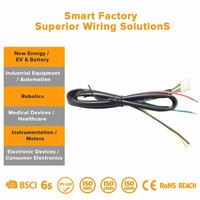 Harness Kabel Industri Fleksibel dan Terlindungi dengan Konektor Tahan Air untuk Sepeda Motor dan Mobil 5mm Berperingkat IP67
