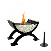 Nouvelle Conception Moderne Cheminée de Table Amovible et Assemblable, Brasero Portable au Bioéthanol