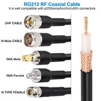 Câble coaxial RF de 1 mètre N mâle vers N mâle, équivalent au câble de communication LMR400