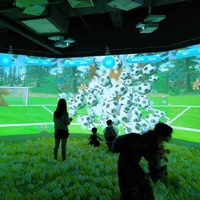 Jeux de projection murale interactifs pour système de projection AR Smash Balls pour enfants, aire de jeux intérieure, musée