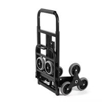Chariots d'escalier pliables en acier portables de grande capacité avec plate-forme pliable de capacité de charge de 100kg Support personnalisable OEM