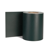 Malla de PVC Verde de 19 cm x 35 m para Privacidad en Jardines, Patios, Ranchos o Cercas de Seguridad
