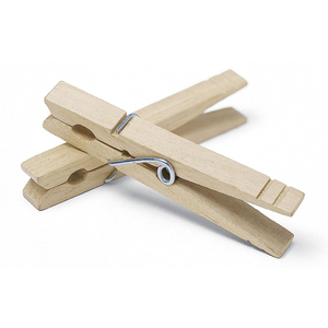 Customized Logo 8.4CM Birch Wooden Fashionable Decorative <b>Spring</b> Clothes Pegs for Living Room Use - Product Image 4