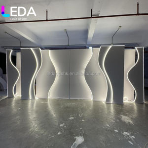 Fondo LEDA para Escenario, Luz Blanca, Soporte de Fondo Acrílico Blanco, Decoración de Escenario, Fondo para Fotografía de Eventos, Bodas y Fiestas - Product Image 1