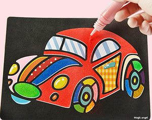 Fai da te manuale colorato <span class=keywords><strong>sabbia</strong></span> <span class=keywords><strong>pittura</strong></span> disegno giocattoli e <span class=keywords><strong>pittura</strong></span> apprendimento giocattoli <span class=keywords><strong>pittura</strong></span> Tempera - Product Image 4