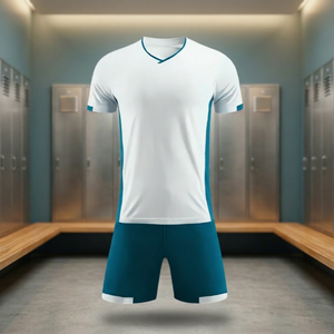 Uniforme de Fútbol para Entrenamiento de Verano, Camiseta y Pantalones Cortos Sublimados, Ligeros y Transpirables, Conjunto de Equipo al por Mayor - Product Image 1