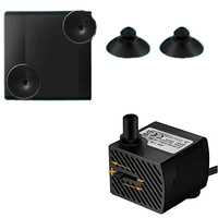 Pompe d'aquarium Zaohetian, petite pompe d'aquarium de jardin, lampe d'aquarium 3W, double tension, pompe pour aquarium