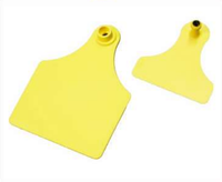 Étiquette d'oreille RFID UHF YIAN pour animaux, ISO 18000-6C/EPC C1Gen2 FDX-B, identification du bétail (moutons, vaches, bovins), étanche IP67