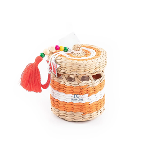 Cesta de almacenamiento de algas marinas tejidas naturales más vendida para decoración de caja de regalo de vacaciones de Ramadán Eid 2024 - Product Image 1