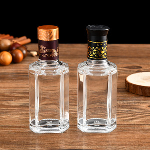Mini botella de vidrio Xo de 50ml, venta al por mayor de fábrica, botella de bebida alcohólica - Product Image 4