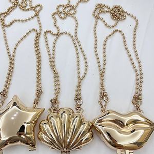 Borsa Clutch in Acrilico 2026 per Donne, Borsetta da Sera Metallizzata Glitterata, Tracolla a Catena, Borsa <span class=keywords><strong>Chic</strong></span> con Manico in Perle, Mini Borsa per Rossetto - Product Image 1