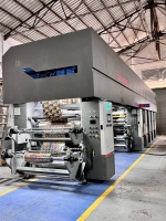 Système tout-en-un d'impression et de laminage haute vitesse 200 m/min 1300 mm pour film, papier, feuille et plastique à moteur servo-électrique