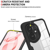 Pelindung Layar Dua Sisi 360 Perlindungan Penuh HD Casing Ponsel untuk Glory 400 5G 600 Magic 8 Pro / Magic 8