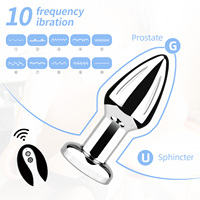 Sexbay OEM/ODM – Plug anal vibrant à 10 fréquences avec télécommande, contrôle par application, en métal – Le favori des hommes et des femmes