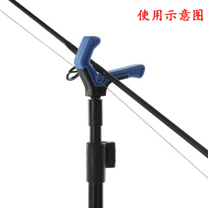 Support de canne à pêche en forme de L pour la pêche à la carpe de style européen, support de canne à pêche en mer avec filetage britannique de 3/8 pouces, matériau ABSTPE - Product Image 4