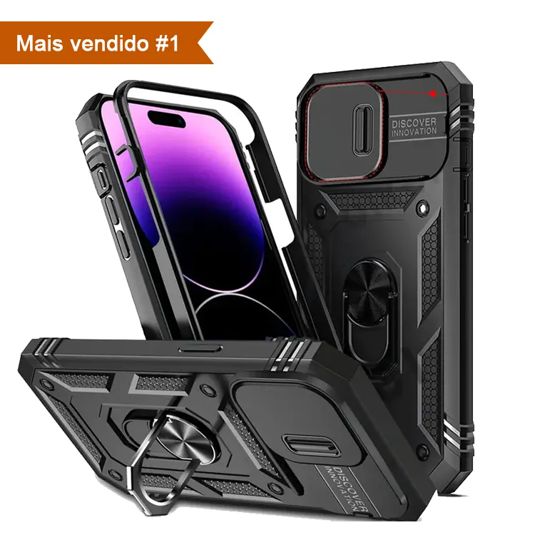 Multifunction Lens Protection Phone Case With kickstand Cell Phone Cover Drop Proof Protection For IPhone 15 Ultra Case