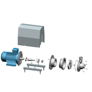 Pompes électriques auto-amorçantes CIP en acier inoxydable avec moteur ABB et couvercle, fournisseur direct d'usine - Product Image 3