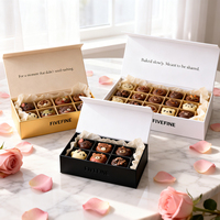 Caja de Regalo de Papel Rígido de Lujo, Ecológica, Aséptica, Hecha a Mano, con Cierre Magnético, para Alimentos, Sushi, Chocolate, Galletas, con Logotipo Personalizado