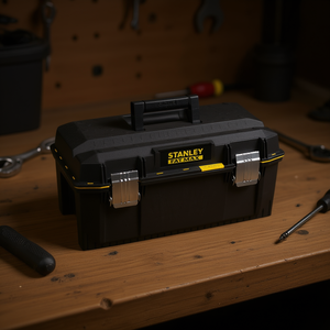 Stanley Fatmax <b>Tool</b> <b>Box</b> 20 In Plastic <b>With</b> Latches And Handle For Storage And Transport - Product Image 3