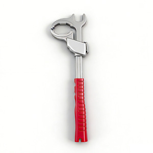 Adjustable Pipe Wrench 86mm Opening Aluminum Alloy For Household <b>Plumbing</b> Repair Tools - Product Image 3
