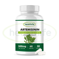 Complément alimentaire à marque privée Healthife, extrait d'artémisinine 98% artemisinine, capsule d'artémisinine