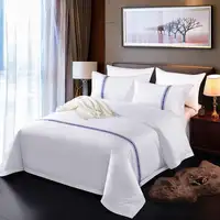 Twin Size Luxury Embroidery Bedding Sheet Set