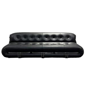 Sofá de cuero modular segmentado de diseño moderno para sala de estar, muebles para el hogar, Afra & Tobia Scarpa <span class=keywords><strong>Soriana</strong></span> - Product Image 1