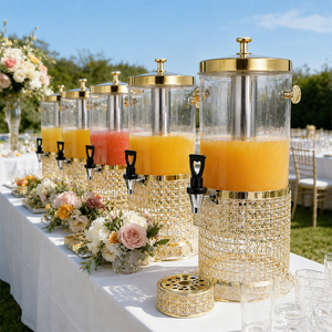 Dispensadores de jugo para fiestas de boda, <span class=keywords><strong>dispensador</strong></span> de agua fría, máquina de <span class=keywords><strong>bebidas</strong></span> y jugos para restaurante, buffet, barbacoa con grifo. - Product Image 2