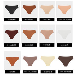 Donne senza cuciture Bikini No Show mutandine da <span class=keywords><strong>donna</strong></span> invisibile traspirante <span class=keywords><strong>slip</strong></span> morbido elasticizzato Multi colori biancheria intima per le donne - Product Image 2