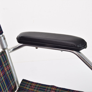 Reposabrazos para Silla de Ruedas, de Cuero, Esponja y Material ABS, con Tornillos Incluidos, Accesorios para Silla de Ruedas Manual - Product Image 1
