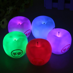 Apple Shape <b>Led</b> Night <b>Light</b> 7 Color Changing Tap Control <b>Usb</b> Powered For Room Bedroom Wedding Party - Product Image 2