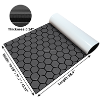 Nouveaux accessoires KT GuoMei Hexagon : Tapis de sol en EVA personnalisés pour ponts marins, tapis antidérapants en EVA pour bateaux à moteur, camping-cars et yachts