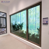 Ventanas de Diseño Personalizado Estilo Europeo para Hoteles Fuson, Ventanas Corredizas de Doble Vidrio