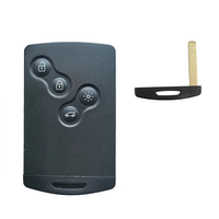 Porte-clés de voiture intelligent à 4 boutons 433Mhz pour Renault Megane 3 et pour Laguna 3 Compatible PCF7952 Chip Remote Control Keyless Go Vehicle