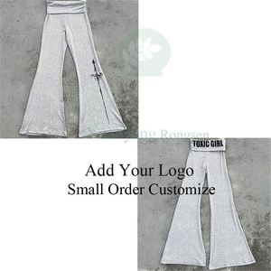 Nuovi Pantaloni Yoga da Donna Effetto Nudo a Zampa d'Elefante - Product Image 3