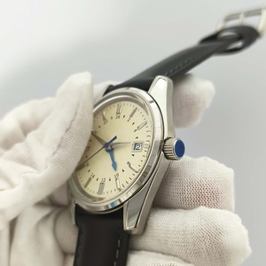 Reloj de Pulsera de Acero Inoxidable de Alta Calidad para Hombre, Reloj Mecánico de Negocios con Doble Zona Horaria, Ventana de Calendario, Reloj de Moda con Puntero Azul - Product Image 3