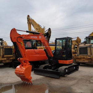 Pelle sur chenilles Hitachi ZX55USR en caoutchouc d'occasion, fabriquée au Japon, à vendre, mini-pelle zx55u/zx55us/zx55usr - Product Image 5