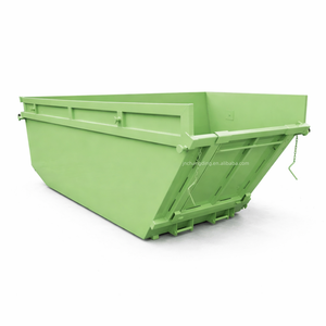 <span class=keywords><strong>Bac</strong></span> à déchets ouvert robuste de 2 m³ pour la gestion des déchets de construction, en <span class=keywords><strong>acier</strong></span> Q235 avec revêtement en poudre et conception empilable - Product Image 1