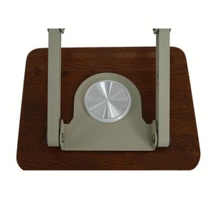 Support pour ordinateur portable ergonomique rotatif à 360° WORK EZ 2025, hauteur réglable, base antidérapante, construction en acier et bois, personnalisable - Product Image 4