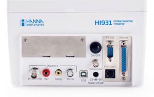 Hanna <b>Instruments</b> HI931 Automatic Potentiometric Titrator 20.0pH Range ATC <b>Temperature</b> Compensation Unmatched 40000-step Dosing - Product Image 2