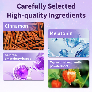 Kẹo cao su hỗ trợ giấc ngủ dhop Melatonin trong hương vị dâu tây-hỗ trợ thư giãn và thúc đẩy giấc ngủ yên tĩnh vớ<span class=keywords><strong>i</strong></span> tâm trạng bình tĩnh - Product Image 4