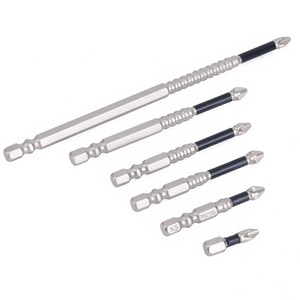 Lavie Phillips Screwdriver Bit S2 <b>Magnetic</b> Hex Shank Double Groove Anti Slip White Black Switch Accessories - Product Image 2