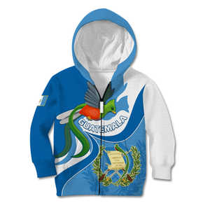 Offre Spéciale Guatemala Jour de l'Indépendance Enfant Sweat À Capuche Logo Personnalisé Guatémaltèque Armoiries Mélange <span class=keywords><strong>Maya</strong></span> Motif Zip Up Enfants Hoodies - Product Image 2