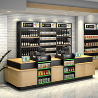 Panier de présentation personnalisé pour supermarché, présentoir, service de prix d'usine, Design de comptoir d'argent