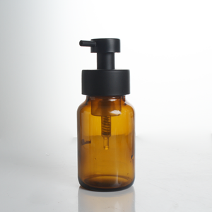 Nouveauté 150 ml 200 ml 250 ml <span class=keywords><strong>Bouteille</strong></span> de distributeur de <span class=keywords><strong>savon</strong></span> moussant en verre ambré pour <span class=keywords><strong>apothicaire</strong></span> - Product Image 3